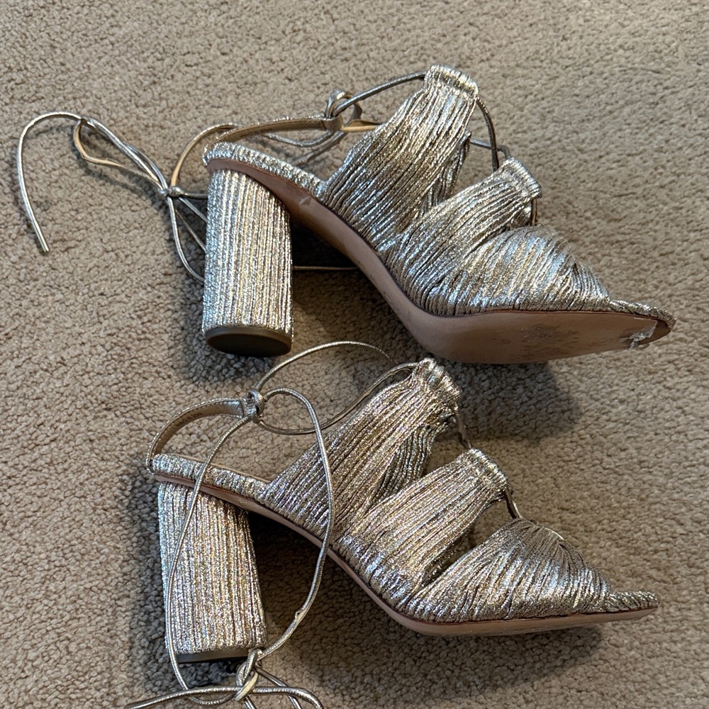 Loeffler Randall Gold Heels